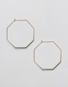 Серьги ограниченной серии - Зеленый Asos
