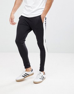 Спортивные штаны с контрастными полосками Only &amp; Sons - Черный