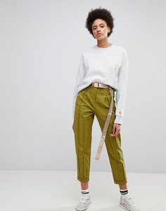 Брюки в стиле милитари ASOS Tailored - Зеленый