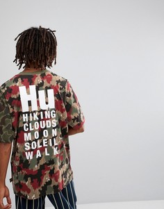 Свободная зеленая футболка adidas Originals x Pharrell Williams Hu Hiking CY7866 - Зеленый