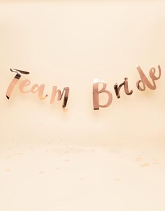 Гирлянда в виде надписи Team Bride Ginger Ray - Мульти