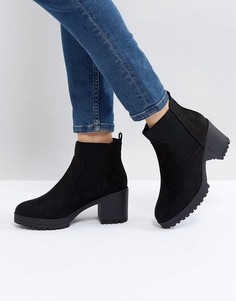 Ботинки на тракторной подошве New Look - Черный