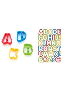 Формочки азбука DELICIA KIDS (34 шт.) tescoma