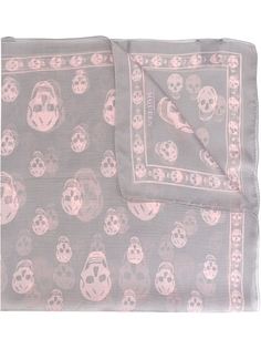 шарф Skull  Alexander McQueen