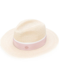 соломенная шляпа с лентой Maison Michel