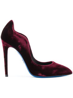 velvet stiletto pumps Loriblu