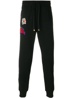 спортивные брюки с заплаткой Prince  Dolce &amp; Gabbana