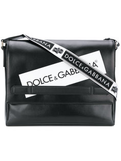 сумка-почтальонка с логотипом Dolce &amp; Gabbana