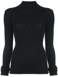 топ с отворотной горловиной Olivier Theyskens