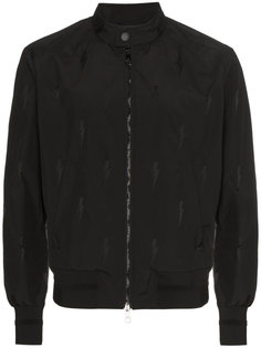 lightning bolt print bomber jacket  Neil Barrett