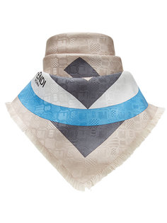 платок с геометрическим принтом с логотипом Fendi