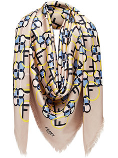 floral-print scarf Fendi