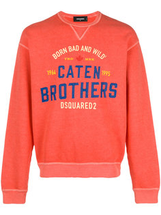 Caten Brothers print sweatshirt Dsquared2