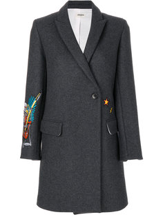 пальто с вышивкой Marco Deluxe Zadig &amp; Voltaire