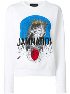 толстовка с принтом Damnation Dsquared2
