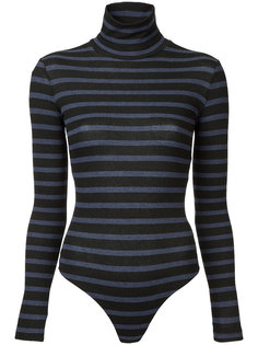 striped turtleneck bodysuit I Am Studio