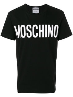 футболка с принтом-логотипом Moschino