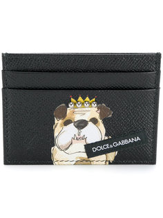 визитница с собакой в короне Dolce &amp; Gabbana