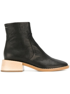 ботильоны на массивном каблуке Mm6 Maison Margiela