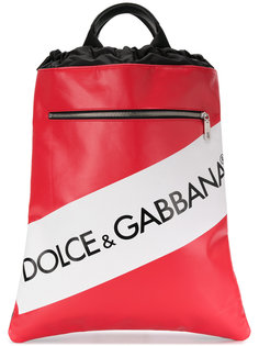 рюкзак на шнурке с панелью с логотипом Dolce &amp; Gabbana