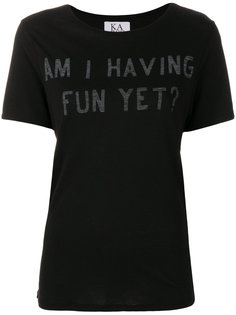 футболка Am I Having Fun Yet Zoe Karssen