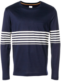 футболка с полосатым принтом Paul Smith