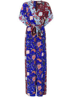 wrap front floral jumpsuit Dvf Diane Von Furstenberg