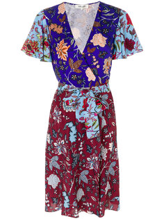 floral wrap front dress Dvf Diane Von Furstenberg