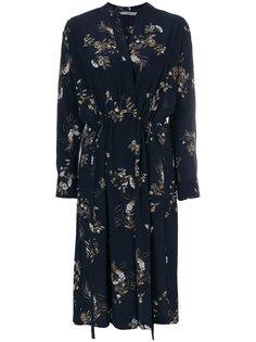 floral print wrap dress Vince