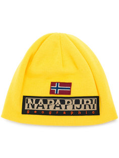 вязаная шапка с логотипом Napapijri