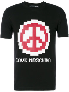 футболка Peace Love Moschino