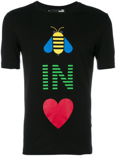 футболка Bee In Love Love Moschino