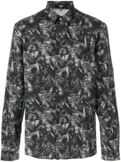 column print shirt Versus