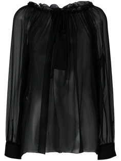 блузка с кружевной отделкой Alberta Ferretti