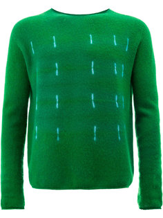 pattern stitched sweater Suzusan