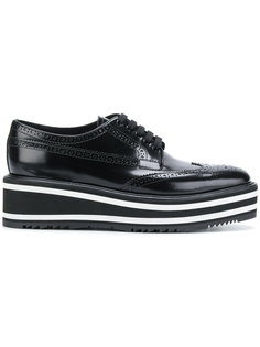 броги на платформе Prada