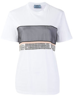 sequin panel T-shirt Prada