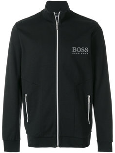 logo print zipped sweatshirt Boss Hugo Boss