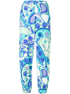 брюки с завышенной талией Emilio Pucci
