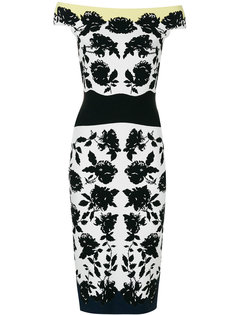 платье по фигуре с цветочным принтом Alexander McQueen