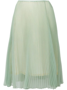плиссированная юбка Prada