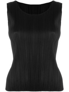 плиссированный топ без рукавов  Pleats Please By Issey Miyake