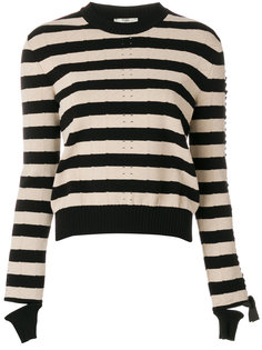 striped knitted top Fendi