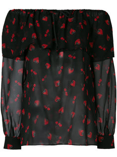 hear print blouse  Miu Miu