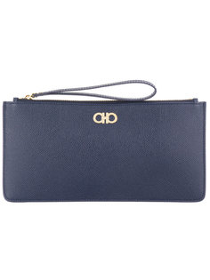 logo zipped pouch Salvatore Ferragamo