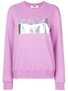 толстовка с логотипом MSGM
