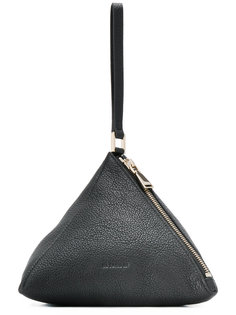 клатч на молнии Jil Sander
