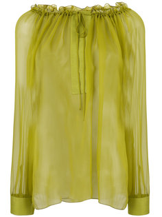 полупрозрачная блузка  Alberta Ferretti