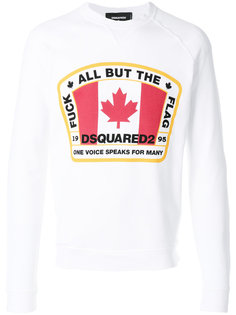 Canadian flag patch sweatshirt Dsquared2