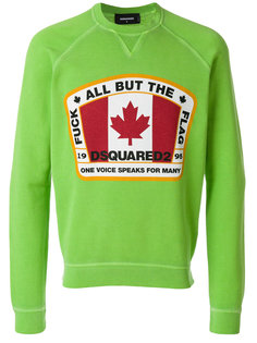 Canadian flag patch sweatshirt Dsquared2